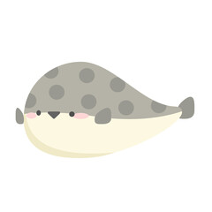 フグの単品イラスト