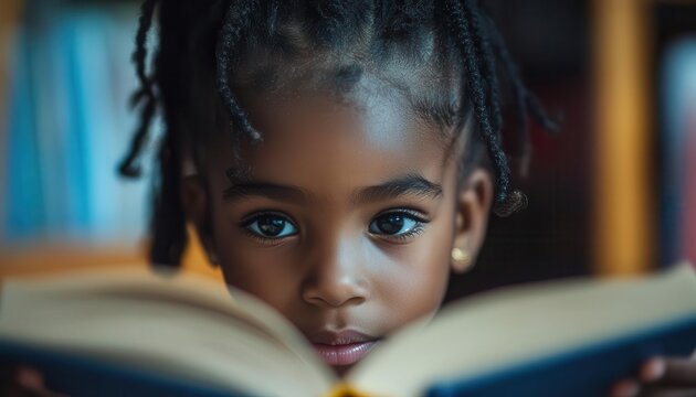A volunteer reading to children at a community center, Education Support, Positive and nurturing