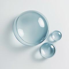 water drops on a glass