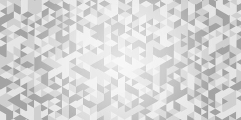 Geometric abstract grid origami white, gray square cube triangulated random cube low polygon triangle textile abstract corporate creative design.	
