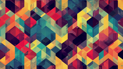 タイル、幾何学模様（Tiles, geometric patterns）