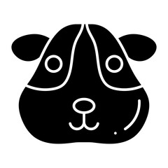 Guinea Pig glyph icon