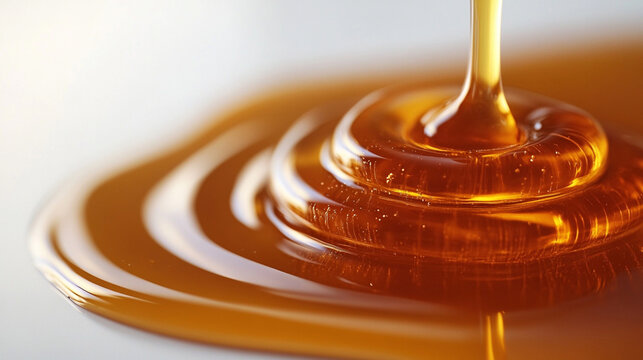 White granulated high fructose corn syrup crystals on a clean white surface with white top background. Minimalistic setup with ample caption space on the side for labeling or product info.

