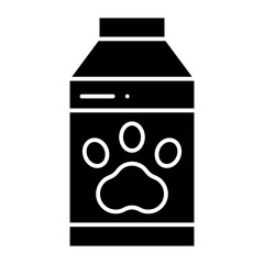Pet Food glyph icon