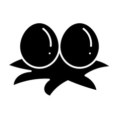 egg glyph icon