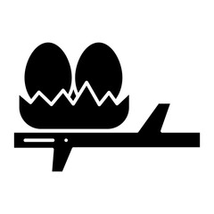 nest glyph icon