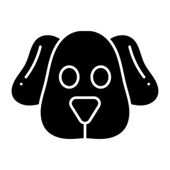 dog glyph icon