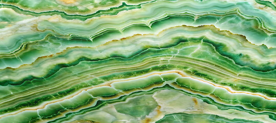 Obraz premium Green onyx marble texture background swirls