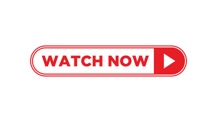 Fototapeta premium Watch now buttons, Play video button for web and app design