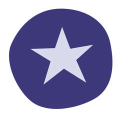 シンプルな朝顔のイラスト