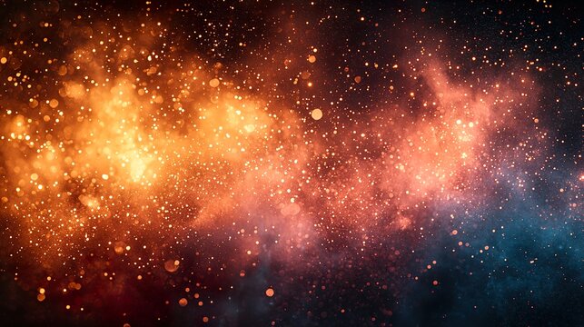 Dark Grainy Background with Light Spots and Gradient Effect Isolated on Transparent Background PNG for Texture and Abstract Design Concepts

