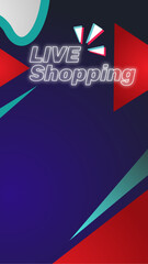 Live shopping template