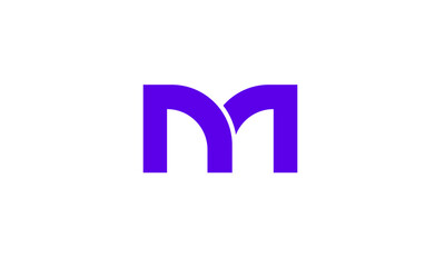 Modern Abstract Letter M Logo Design