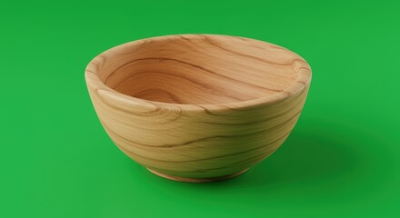 Elegant wooden bowl ideal for artisanal product displays, craft branding, or natural-themed website and marketing content.
