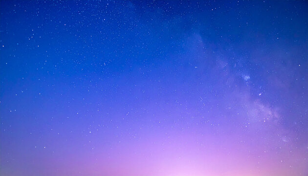 青紫グラデーションにきらめく星々が漂うモダンな夜空背景
Modern Starry Night Background with Sparkling Blue-Purple Gradient
