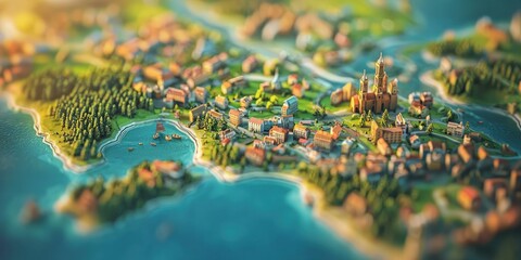 Tilt-Shift Tiny World Effect