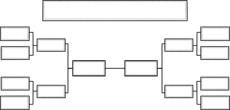 tournament bracket with eight teams competing for victory