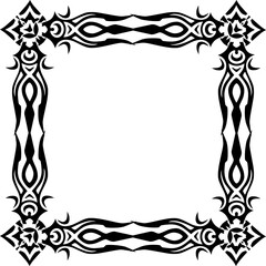 Tribal art text divider