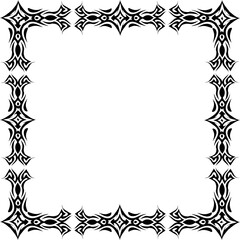 Tribal art text divider