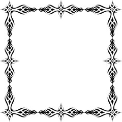 Tribal art text divider