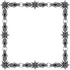 Tribal art text divider