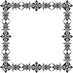 Tribal art text divider