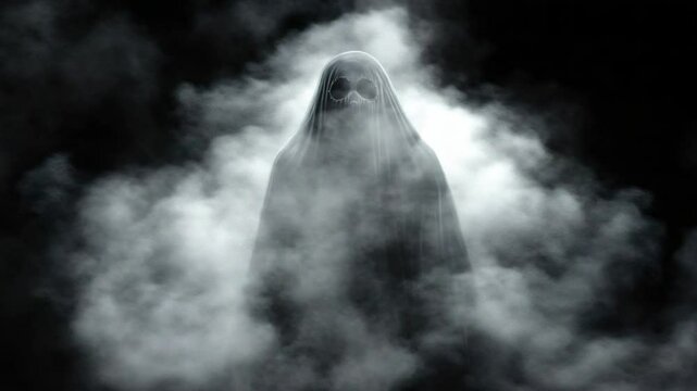 Ghost in Smoky Darkness