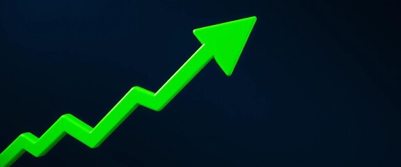 Green upward arrow piercing through a dollar sign, signifying price reduction,   vector,   profit