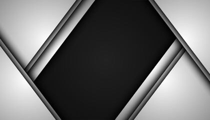 Abstract geometric overlapping on background. Vector illustration