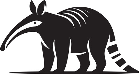 Obraz premium Aardvark vector illustration, aardvark vector illustration icon full body