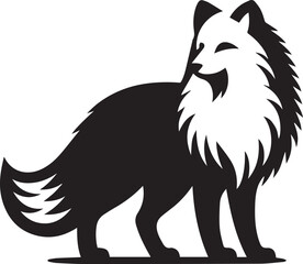 Obraz premium vector illustration of cartoon fox, fox vector illustration, fox vector illustration icon full body