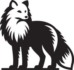 Obraz premium vector illustration of cartoon fox, fox vector illustration, fox vector illustration icon full body