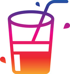cocktails. An illustration of classical drinks in different types of glasses. Vector illustration of summer cocktails. Banner with soft and alcohol drinks.
