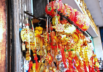 Lucky ornaments sold in Chinese markets, Thailand