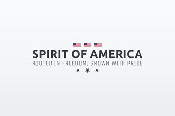 Rooted in Freedom Grown with Pride Poster