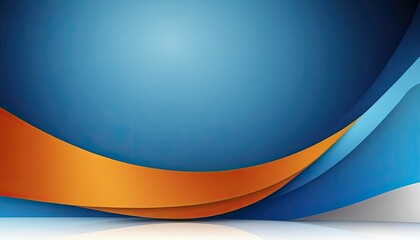Obraz premium Wavy shape business background in paper cut style 1