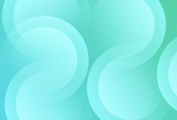 Modern abstract frame background. Green gradations. Abstract memphis. Circle . Vector illustration. EPS 10