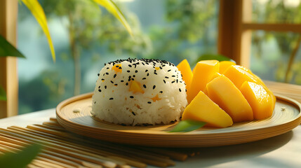 food, fruit, plate, sweet, dessert, meal, breakfast, orange, egg, healthy, cake, white, gourmet, salad, meat, dinner, cheese, yellow, fresh, delicious, baked, snack, chicken, cream, pastry