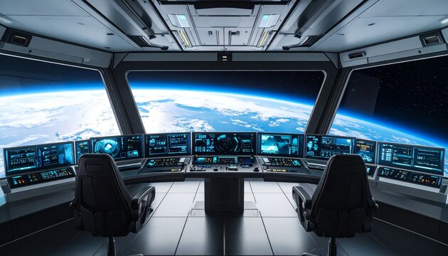 Breathtaking panoramic view of earth from space, aweinspiring perspective of our planet - Powered by Adobe