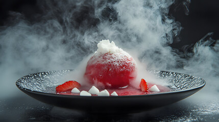 food, dessert, strawberry, cream, fruit, sweet, fresh, berry, white, strawberries, ice cream, delicious, red, cake, healthy, cheese, plate, ice, tasty, dairy, berries, chocolate, snack, gourmet, raspb