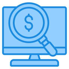 Cost Tracker Icon For Design Elements