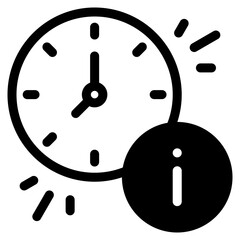 Time outline mixed icon