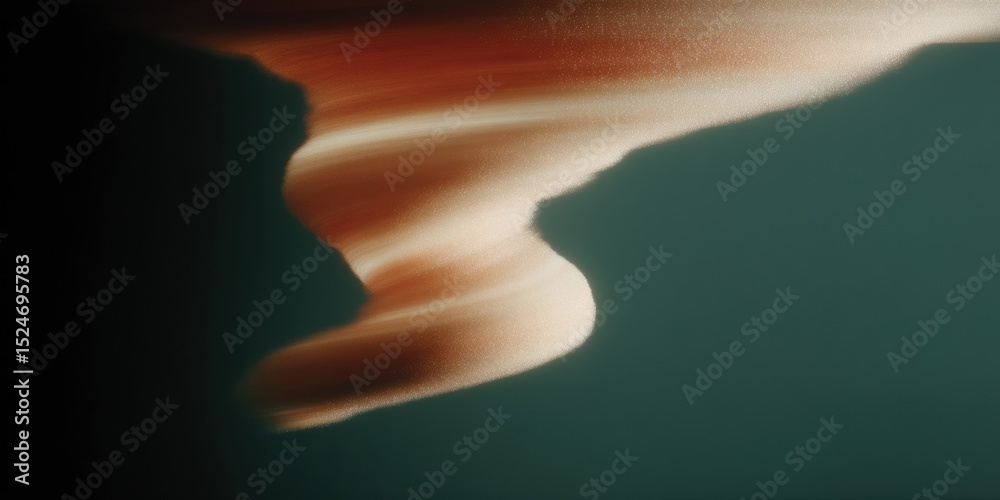 Poster abstract tornado symbol in water spiral formation with perfect vortex shape on pristine background f