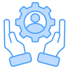 Talent Blue Icon Element For Design