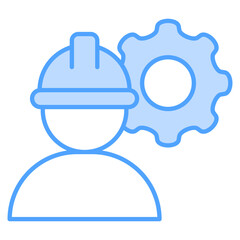 Occupation Blue Icon Element For Design