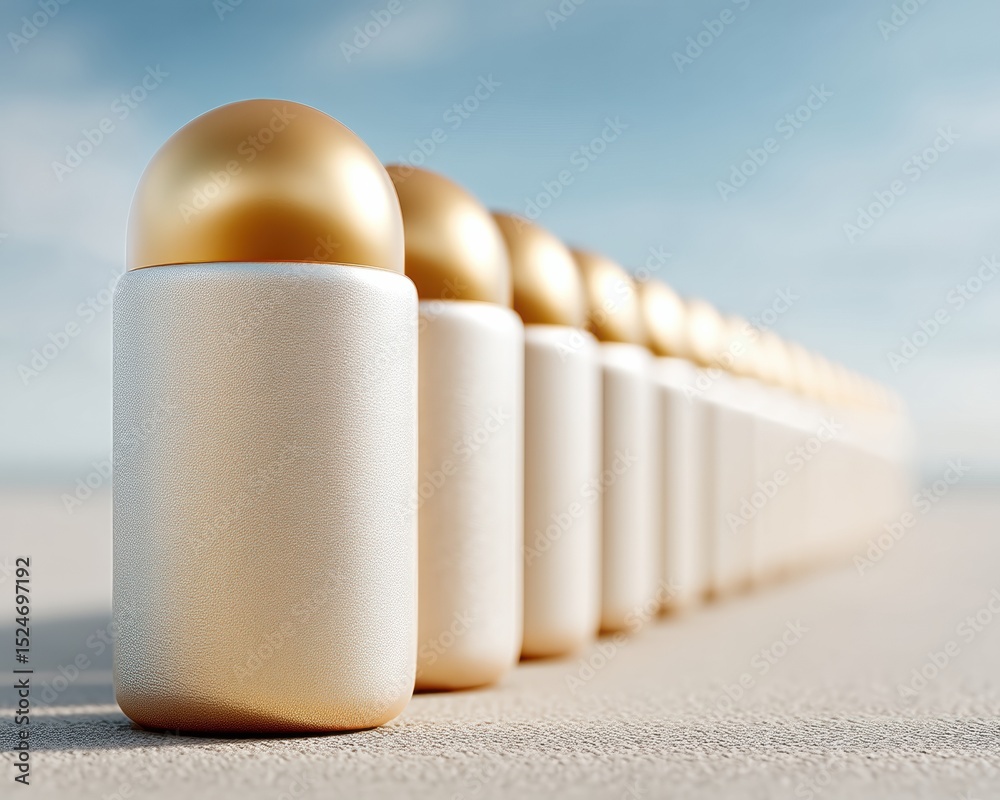 Aufkleber cylindrical battery cells aligned in modern storage rack with illuminated indicators for advanced en