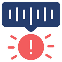 Voice Recognition solid color icon