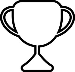 Premium award icon in line style. isolated on white background.