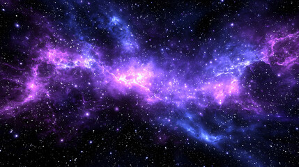 Ethereal nebula surrounded by distant stars in the cosmic night sky representing galactic beauty.