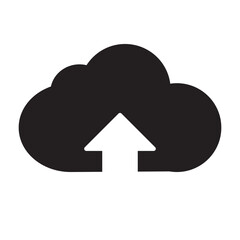 cloud upload vector icon